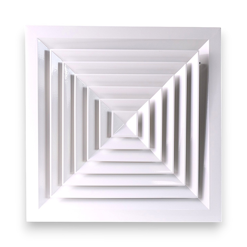 Difusor cuadrado Ceiling Diffuser CD-4S1, 450/600 RAL9016